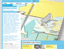 Tablet Screenshot of matiere.org